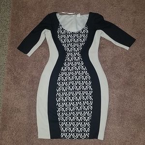 Black and white dress